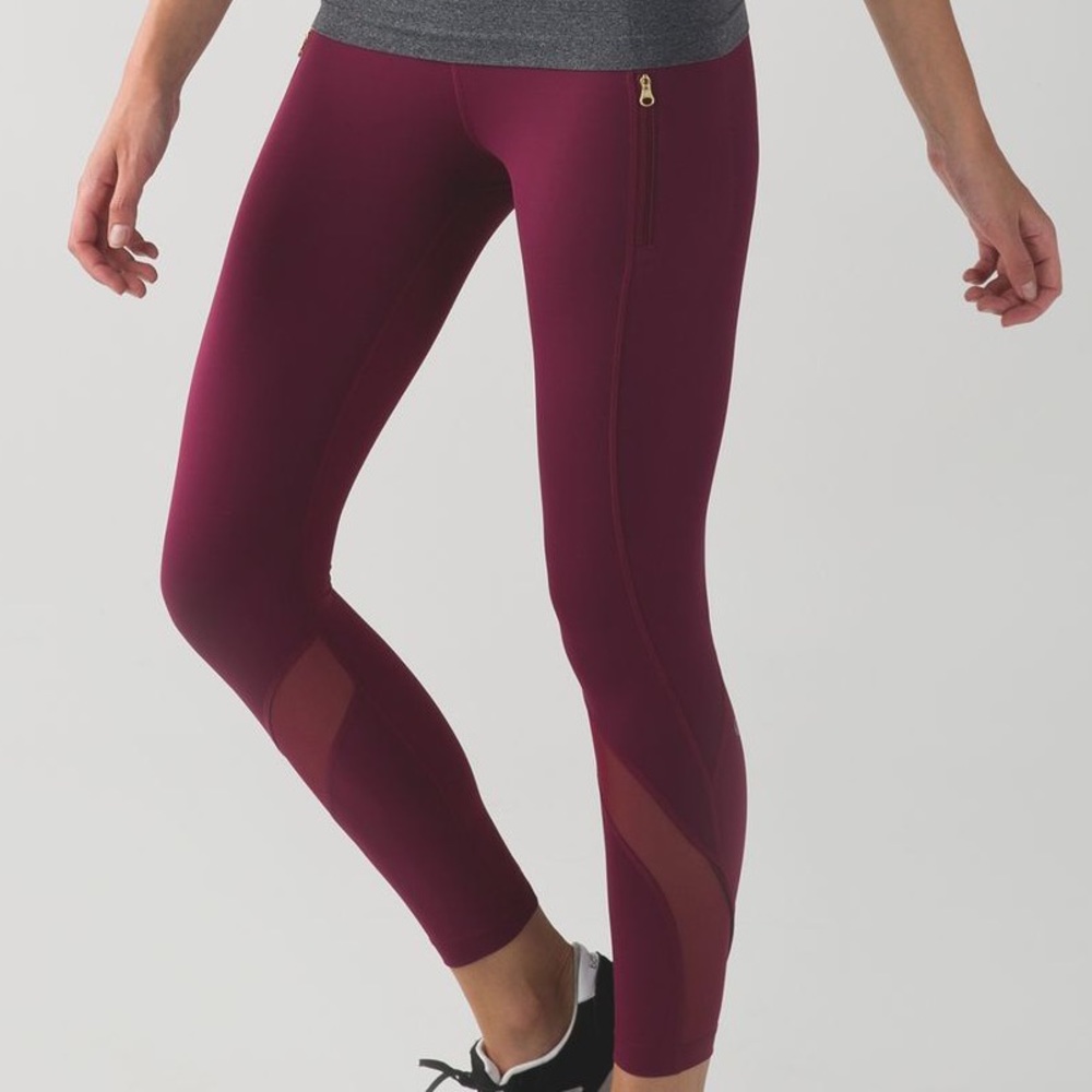 Lululemon Legging With Zipper Pockets Gem